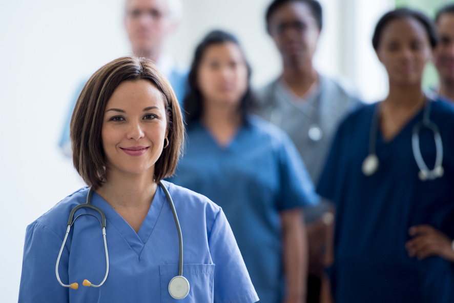 Nurses Standing Together